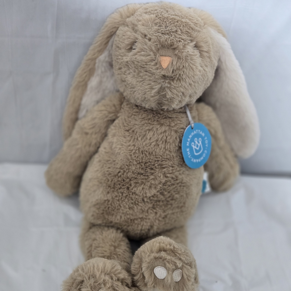 Tan Plush Teddy Bear with Classic Features